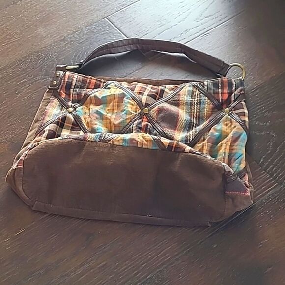 Plaid Fall/Winter Corduroy Bag - Picture 6 of 6